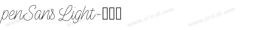 penSans Light字体转换 penSans Light字体转换
